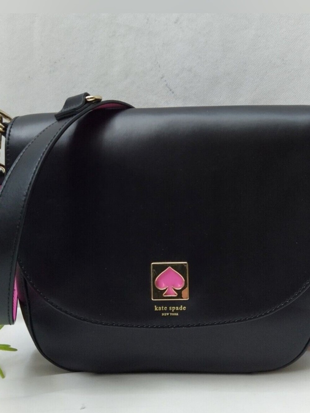 Kate Spade Black NY Doreen Leather Crossbody NWOT